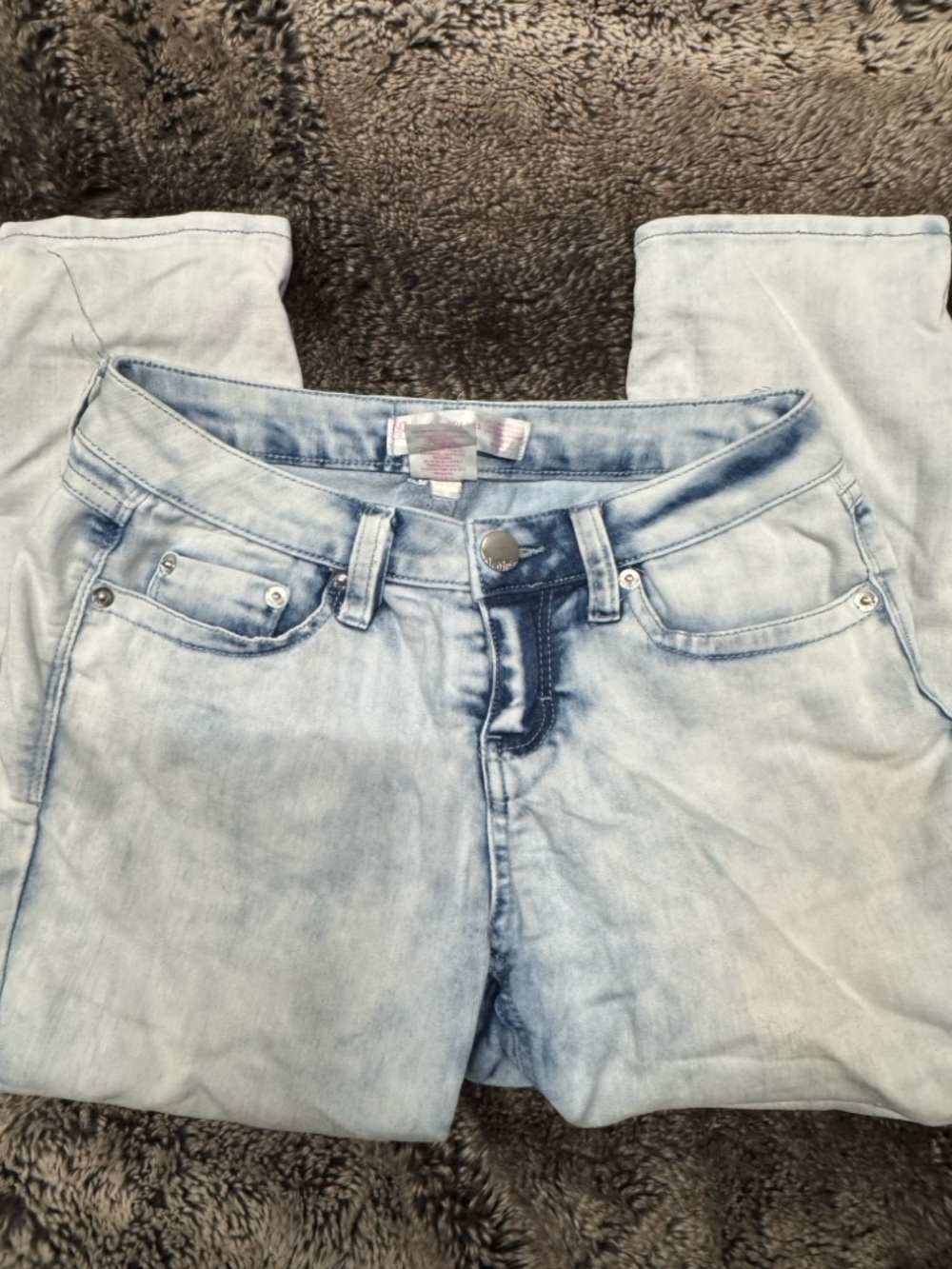 No Boundaries Light Blue Straight Leg Women's Jeans